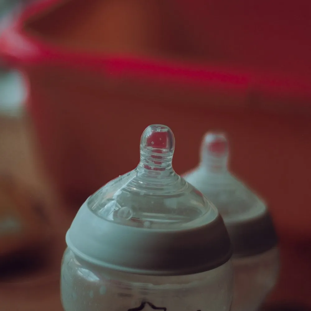 Glass Baby Bottle Set